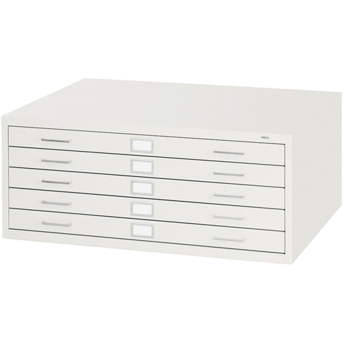Steel Plan Files-5 Drawer, 5 Drawers, 40-3/8" W x 29-3/8" D x 16-1/2" H Distribution Jean Lapalme