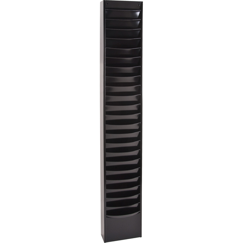 Pr&eacute;sentoirs, Stationnaire, 23 fentes, Acier, 9-3/4" la x 4-1/8" p x 65-1/2" h Distribution Jean Lapalme