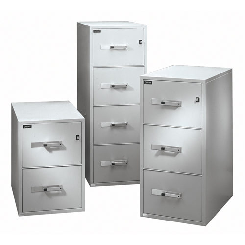 Fire Resistant Filing Cabinets, Steel, 3 Drawers, 19-3/4" W x 31" D x 41" H, Black Distribution Jean Lapalme