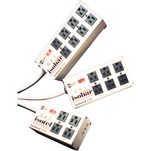 Limiteurs de surtension Isobar, 4 Prises, 3330 J, 1440 W, Cordon 6' Distribution Jean Lapalme
