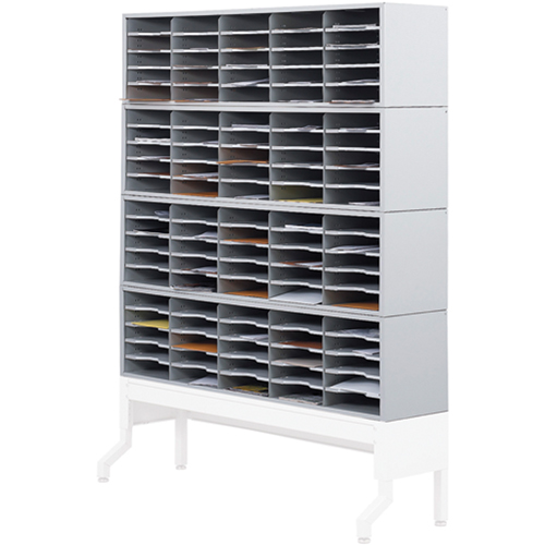 Mobilier E-Z Sort pour la salle du courrier- Modules trieurs Distribution Jean Lapalme