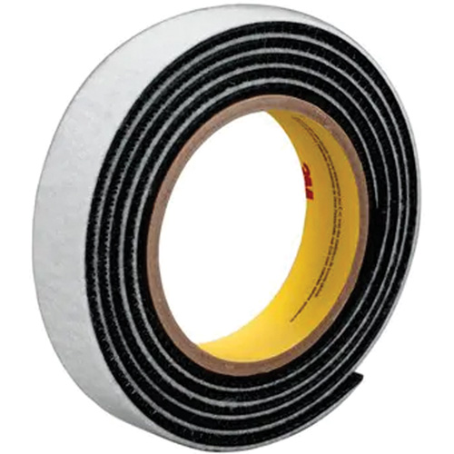 Dual Lock Reclosable Fastener, Self-Mating, 50 yds x 1", Sew-On, Black Distribution Jean Lapalme