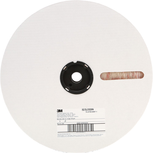Attache, Boucle, 50 vg x 2", Adh&eacute;sif, Blanc Distribution Jean Lapalme