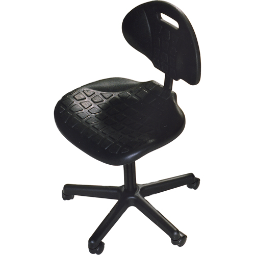Si&egrave;ges ergonomiques robustes, Polyur&eacute;thane, Noir, Capacit&eacute; 250 lb Distribution Jean Lapalme