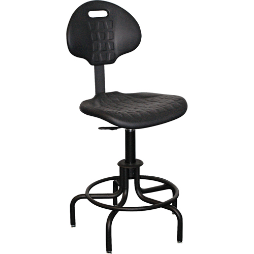 Tabouret avec dossier de s&eacute;rie 6000, Stationnaire, Ajustable Hauteur, Capacit&eacute; 250 lb Distribution Jean Lapalme