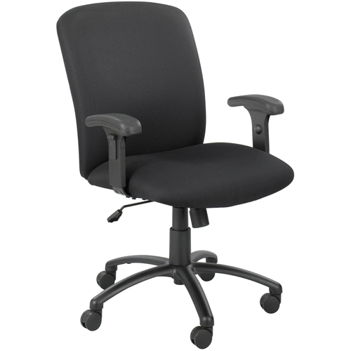 Uber Big & Tall Chairs, Nylon, Black, 500 lbs. Capacity Distribution Jean Lapalme