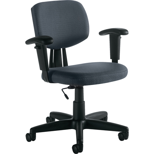 Chaise de travail, Tissu, Charbon Distribution Jean Lapalme