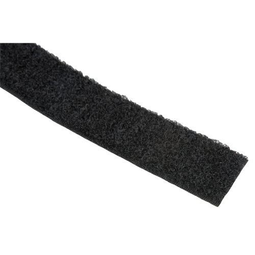 Bande d'attaches, Boucle, 50 vg x 1", Cousu, Noir Distribution Jean Lapalme