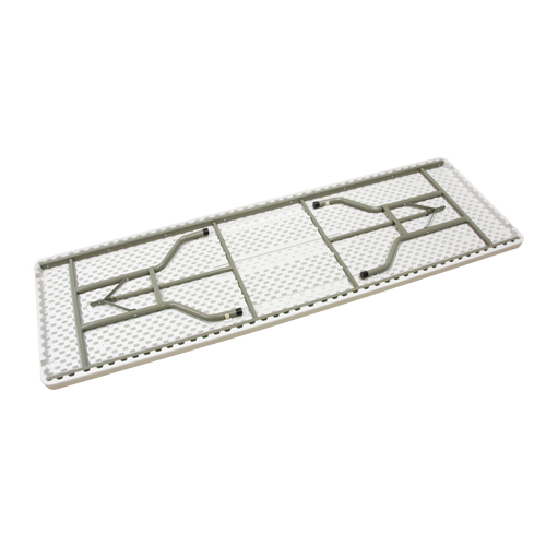 Table pliante, Rectangulaire, 96" l x 30" la, Poly&eacute;thyl&egrave;ne, Blanc Distribution Jean Lapalme