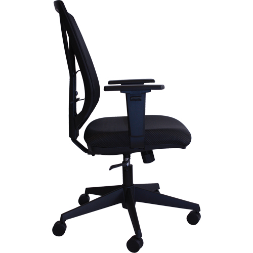 Chaise de bureau Activ A-47 Synchro, Tissu, Noir, Capacit&eacute; 275 lb Distribution Jean Lapalme