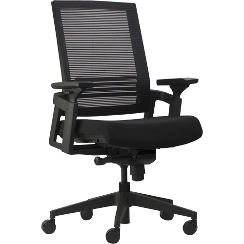 Activ&reg; A-37 Office Chairs, Mesh, Black, 275 lbs. Capacity Distribution Jean Lapalme