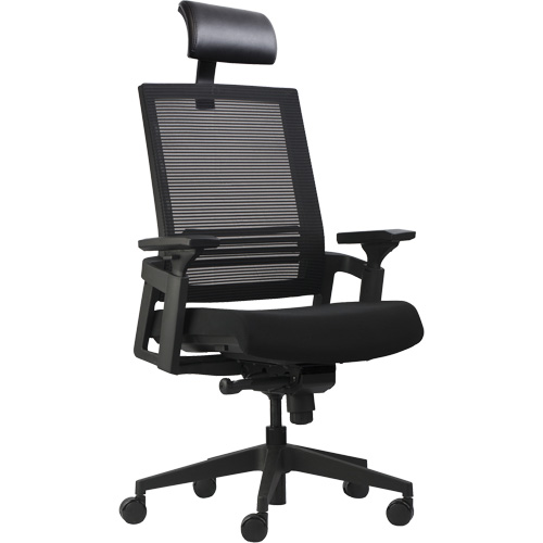 Activ&reg; A-37 Office Chairs, Mesh, Black, 275 lbs. Capacity Distribution Jean Lapalme