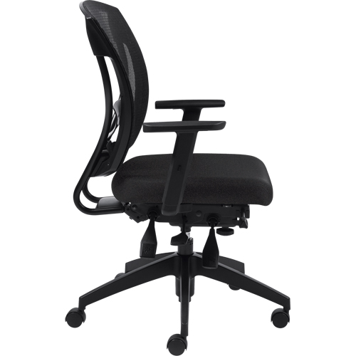 Chaises &agrave; bras Multi-Tilter, Tissu, Charbon, Capacit&eacute; 300 lb Distribution Jean Lapalme