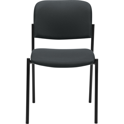 Chaises sans accoudoirs empilables, Tissu, Hauteur 32", Capacit&eacute; 300 lb, Charbon Distribution Jean Lapalme