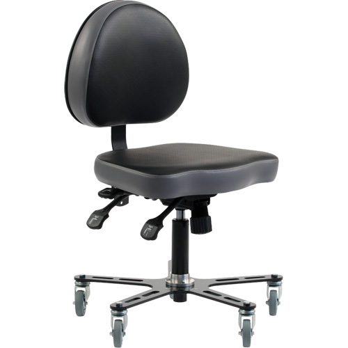 Chaise ergonomique &agrave; inclinaison r&eacute;glable SF180, Mobile, Ajustable Hauteur Distribution Jean Lapalme