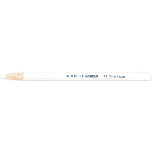 Dixon&reg; China Marker - White, White Distribution Jean Lapalme