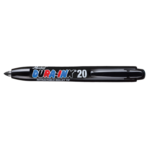 Marqueur permanent Dura-Ink no 20, Noir, Pointe Fin Distribution Jean Lapalme