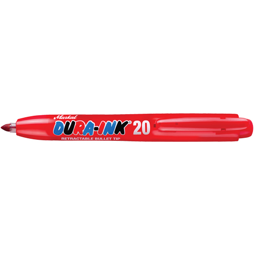 Marqueur permanent Dura-Ink no 20, Rouge, Pointe Fin Distribution Jean Lapalme