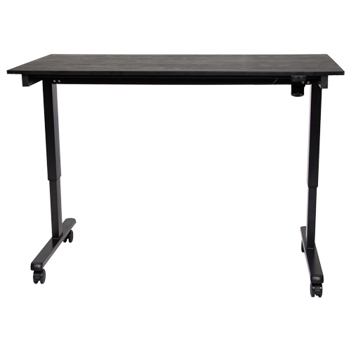 Bureau ajustable pour travail debout, Bureau autonome, 45-1/4" h x 29-1/2" p, Noir Distribution Jean Lapalme