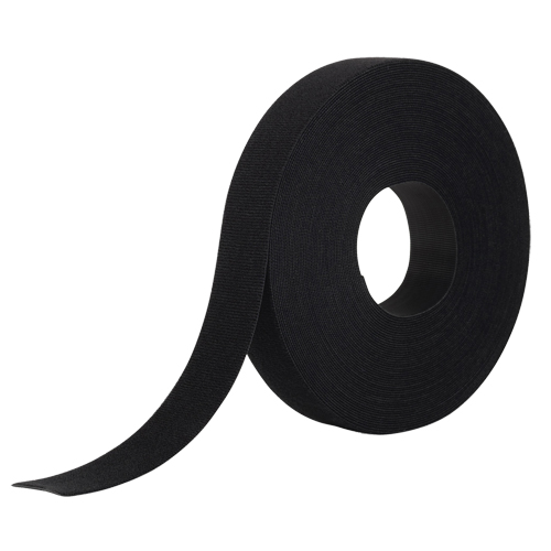 Ruban d'attaches One-Wrap, Boucle et crochet, 25 vg x 1", Auto-aggripant, Noir Distribution Jean Lapalme