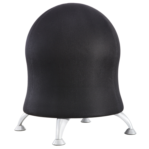 Chaise sph&eacute;rique Zenergy, Tissu, Noir, Capacit&eacute; 250 lb Distribution Jean Lapalme