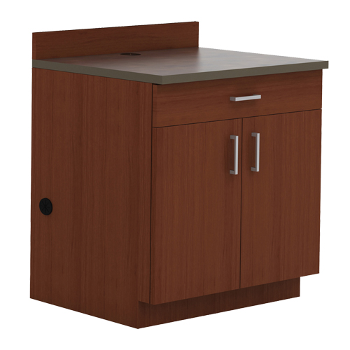 Armoire modulaire de base, M&eacute;lamine, 39" h x 36" la x 25" P, Acajou Distribution Jean Lapalme