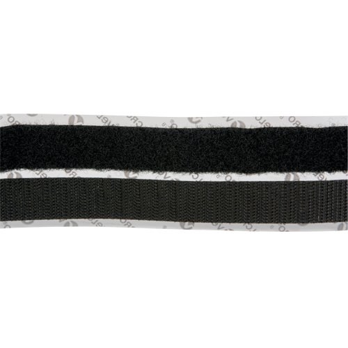 Attache, Boucle et crochet, 15' x 3/4", Adh&eacute;sif, Noir Distribution Jean Lapalme