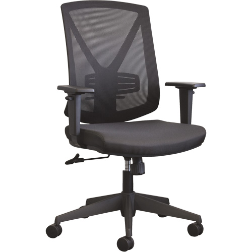 Chaise de bureau Activ A-47 Synchro, Tissu, Noir, Capacit&eacute; 275 lb Distribution Jean Lapalme