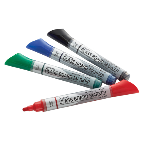 Marqueurs effaçables &agrave; sec pour verre de premi&egrave;re qualit&eacute;, Assorti, Pointe Ronde Distribution Jean Lapalme