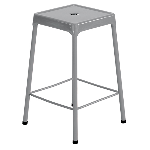 Tabouret en acier pour comptoir Safco, Stationnaire, Fixe Hauteur, Capacit&eacute; 250 lb Distribution Jean Lapalme