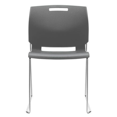 Chaise, Plastique, Hauteur 32-1/2", Capacit&eacute; 300 lb, Gris Distribution Jean Lapalme