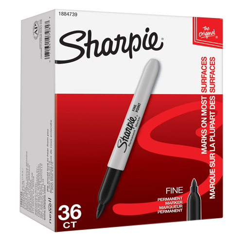 Permanent Marker, Black, Fine Tip Distribution Jean Lapalme