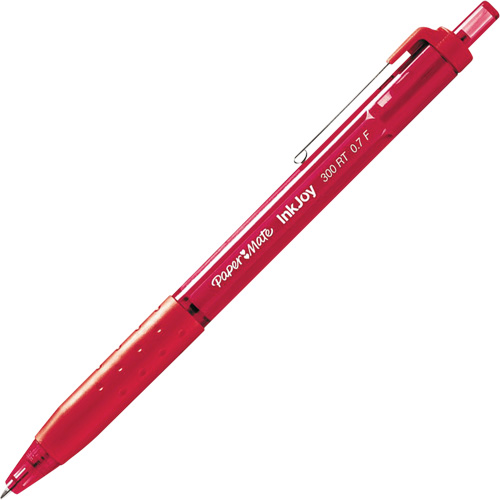 Inkjoy 300RT Pen, Red, 1 mm, Retractable Distribution Jean Lapalme
