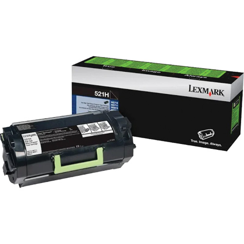 Cartouche d'encre en poudre haut rendement 521H pour imprimante laser, Nouveau, Noir Distribution Jean Lapalme