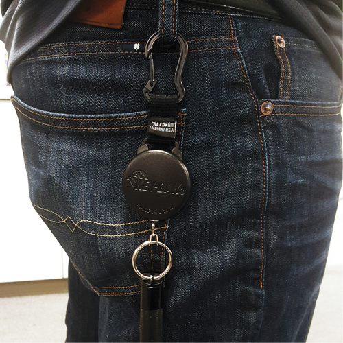 Porte-cl&eacute;s Securit, Polycarbonate, C&acirc;ble 48", Fixation Mousqueton Distribution Jean Lapalme