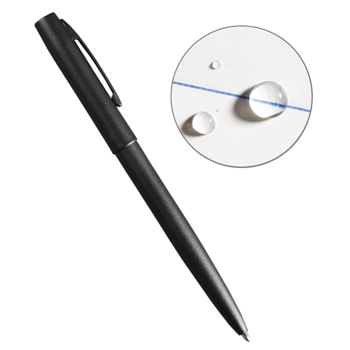 All-Weather Metal Pen, Blue, 0.8 mm, Retractable Distribution Jean Lapalme