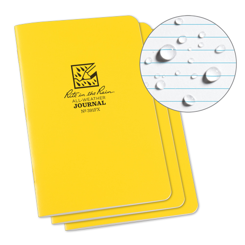Carnet de notes, Couverture souple, Jaune, 48 Pages, 4-5/8" , 7"  Distribution Jean Lapalme