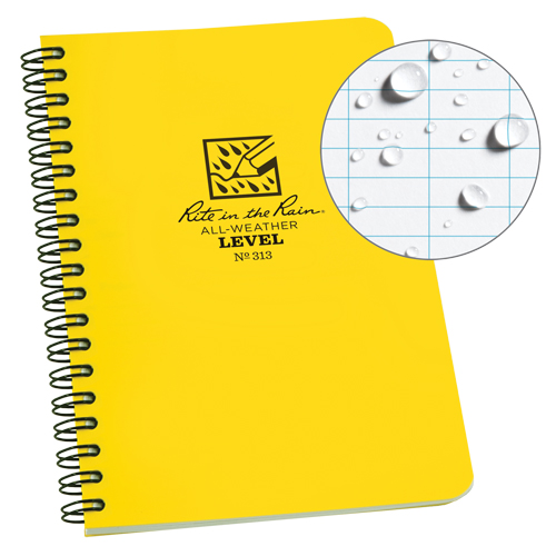 Side-Spiral Notebook, Soft Cover, Yellow, 64 Pages, 4-5/8" W x 7" L Distribution Jean Lapalme