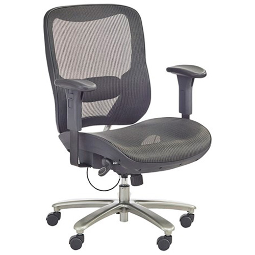 Economical Big & Tall Chair, Mesh, Black, 450 lbs. Capacity Distribution Jean Lapalme