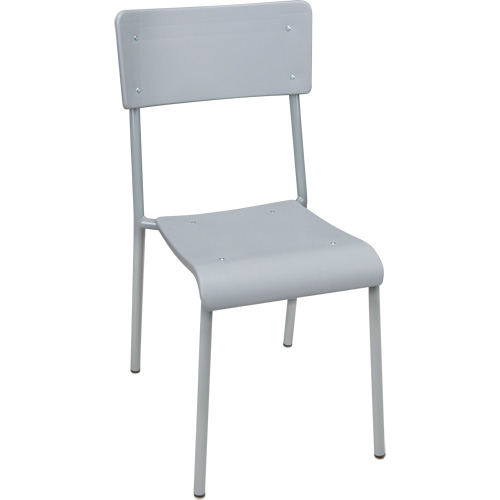 Ventura Stacking Chair, Polypropylene, 36" High, 300 lbs. Capacity, Grey Distribution Jean Lapalme