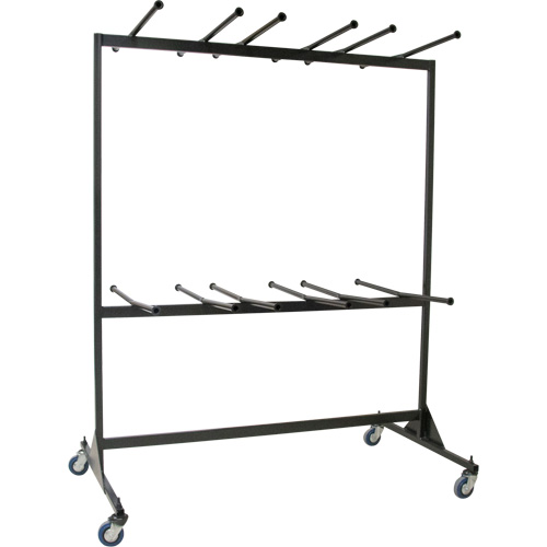 Chariot pour chaises pliantes &agrave; deux c&ocirc;t&eacute;s Distribution Jean Lapalme