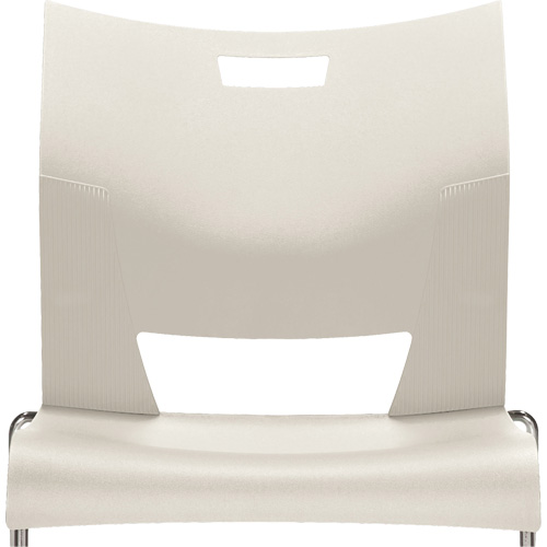 Chaise de formation sans bras Duet, Plastique, Hauteur 33-1/4", Capacit&eacute; 350 lb, Blanc Distribution Jean Lapalme