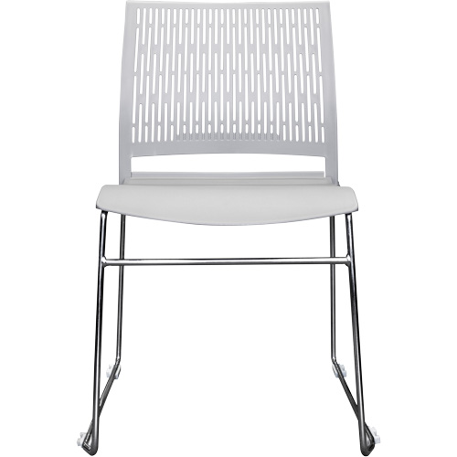 Chaises empilables s&eacute;rie Activ, Polypropyl&egrave;ne, Hauteur 32-3/8", Capacit&eacute; 275 lb, Gris Distribution Jean Lapalme