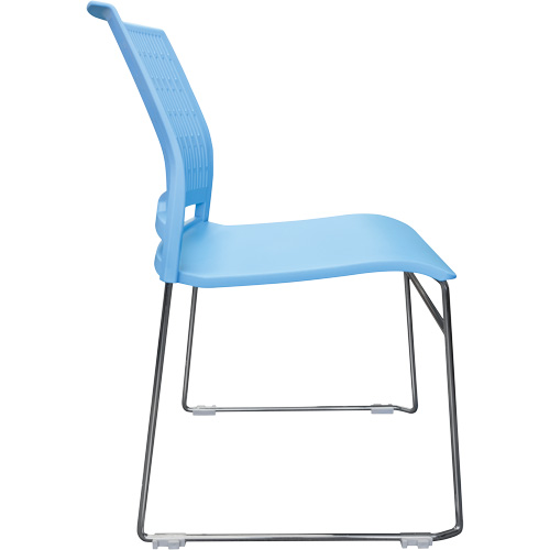 Activ Series Stacking Chairs, Polypropylene, 32-3/8" High, 275 lbs. Capacity, Blue Distribution Jean Lapalme