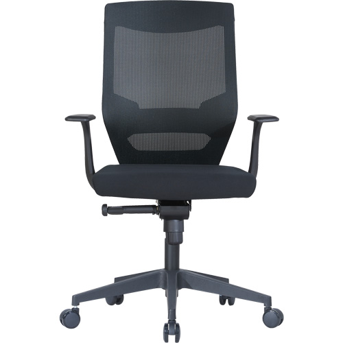 Chaise de bureau ajustable &agrave; basculement synchronis&eacute; s&eacute;rie Activ, Tissu/Mailles, Noir, Capacit&eacute; 275 lb Distribution Jean Lapalme