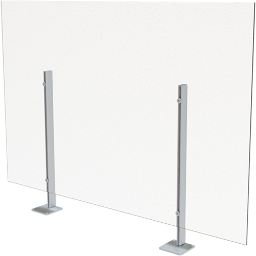 Vitre hygi&eacute;nique &agrave; montage en surface, 36" la x 36" h Distribution Jean Lapalme