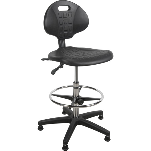 Tabouret robuste et ergonomique, Stationnaire, Ajustable Hauteur, Capacit&eacute; 250 lb Distribution Jean Lapalme