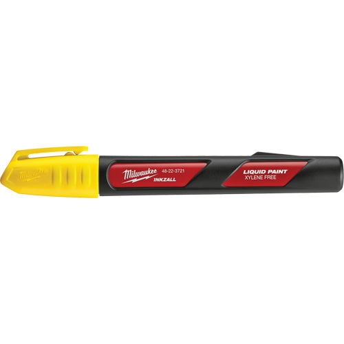 Marqueur &agrave; peinture Inkzall, Liquide, Jaune Distribution Jean Lapalme