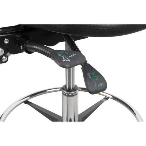 Tabouret robuste et ergonomique, Mobile, Ajustable Hauteur, Capacit&eacute; 250 lb Distribution Jean Lapalme