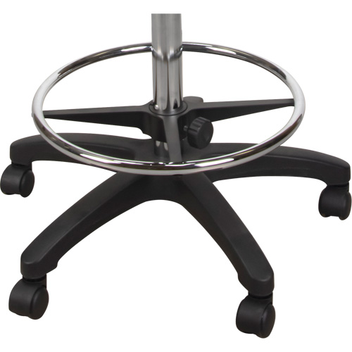Tabouret robuste et ergonomique, Mobile, Ajustable Hauteur, Capacit&eacute; 250 lb Distribution Jean Lapalme